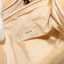CHANEL Matelasse Tote Bag Lamb Skin Beige CC Auth bs34128-26