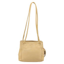 CHANEL Matelasse Tote Bag Lamb Skin Beige CC Auth bs34128-2