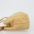 CHANEL Matelasse Tote Bag Lamb Skin Beige CC Auth bs34128-4