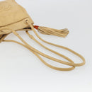 CHANEL Matelasse Tote Bag Lamb Skin Beige CC Auth bs34128-7