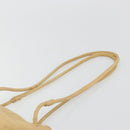 CHANEL Matelasse Tote Bag Lamb Skin Beige CC Auth bs34128-8