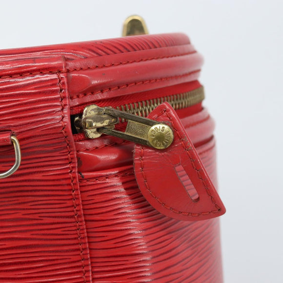 LOUIS VUITTON Epi Cannes Hand Bag Red M48037 LV Auth bs34129
