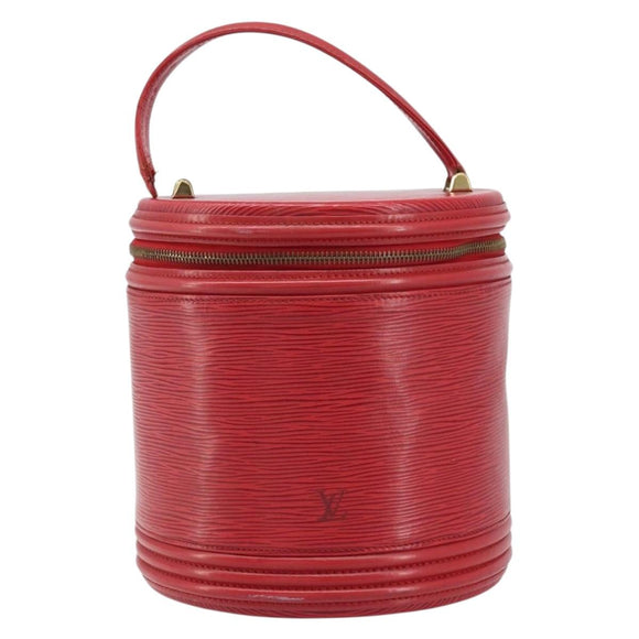 LOUIS VUITTON Epi Cannes Hand Bag Red M48037 LV Auth bs34129