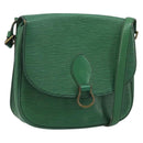 LOUIS VUITTON Epi Saint Cloud GM Shoulder Bag Green M52194 LV Auth bs34130-1