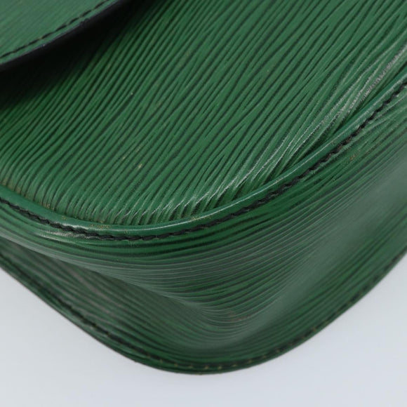 LOUIS VUITTON Epi Saint Cloud GM Shoulder Bag Green M52194 LV Auth bs34130