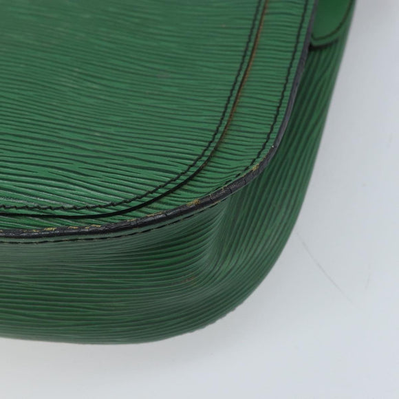LOUIS VUITTON Epi Saint Cloud GM Shoulder Bag Green M52194 LV Auth bs34130