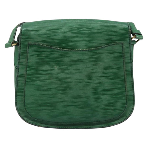 LOUIS VUITTON Epi Saint Cloud GM Shoulder Bag Green M52194 LV Auth bs34130