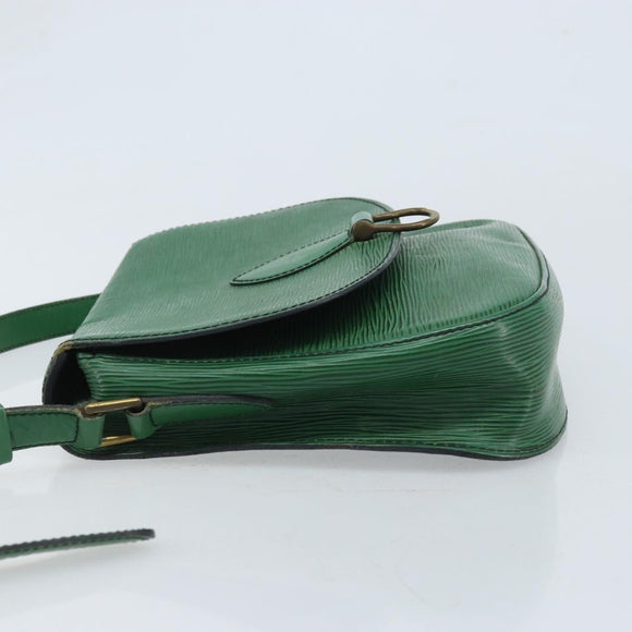 LOUIS VUITTON Epi Saint Cloud GM Shoulder Bag Green M52194 LV Auth bs34130