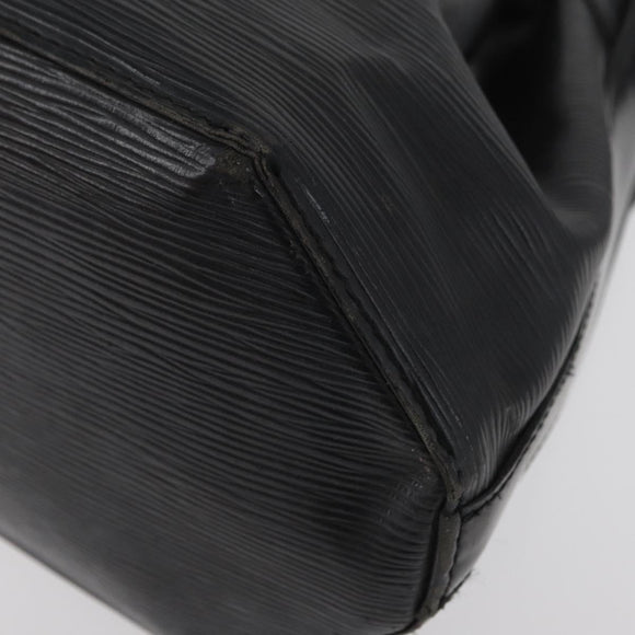 LOUIS VUITTON Epi Sac Depaule PM Umhängetasche Schwarz M80157 LV Auth bs34131