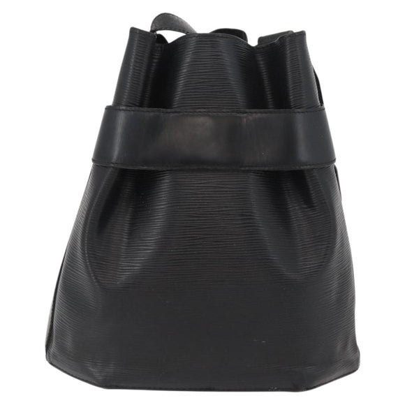 LOUIS VUITTON Epi Sac Depaule PM Umhängetasche Schwarz M80157 LV Auth bs34131