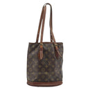 LOUIS VUITTON Monogram Bucket PM Shoulder Bag M42238 LV Auth bs34133-1