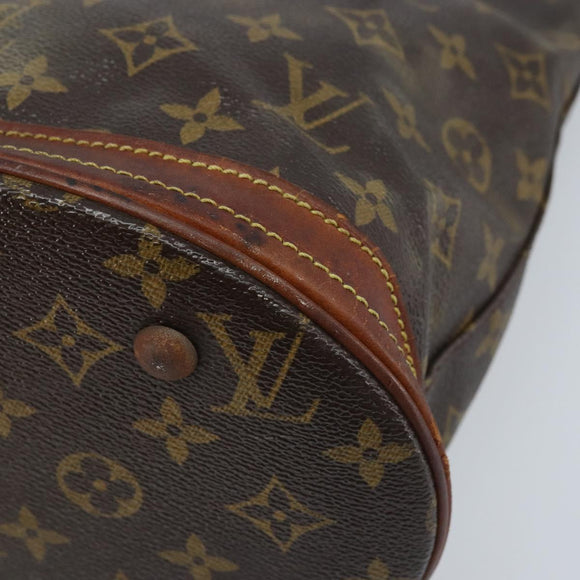 LOUIS VUITTON Monogram Bucket PM Shoulder Bag M42238 LV Auth bs34133