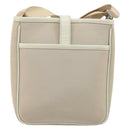 BURBERRY Nova Check Shoulder Bag Nylon Beige Silver Auth bs34138-2