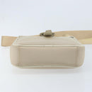 BURBERRY Nova Check Shoulder Bag Nylon Beige Silver Auth bs34138-5
