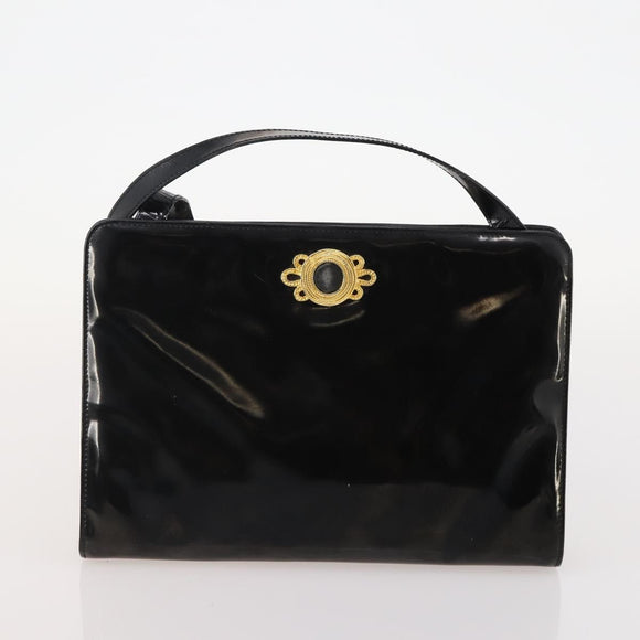 Salvatore Ferragamo Shoulder Bag Leather 2 Set Black Gray Auth bs34139
