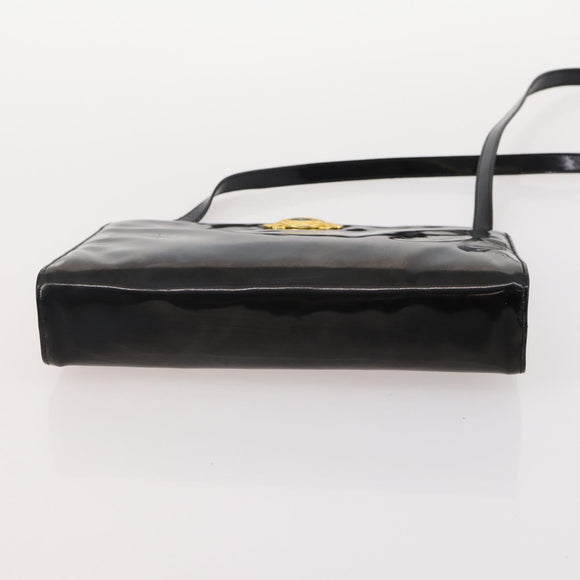 Salvatore Ferragamo Shoulder Bag Leather 2 Set Black Gray Auth bs34139