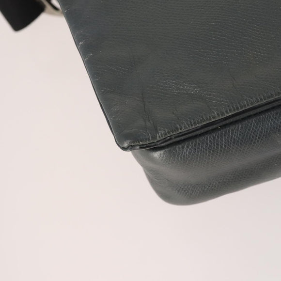 Salvatore Ferragamo Shoulder Bag Leather 2 Set Black Gray Auth bs34139