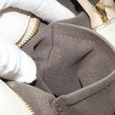 LOUIS VUITTON Mahina Solar PoweredGM Bag Leather White M93128 LV Auth bs34140-12