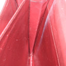 CARTIER Must Line Business Bag Leather Bordeaux Gold Auth bs34144-21