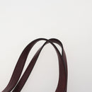 BALLY Cartier Shoulder Bag Leather 2 Set Bordeaux White Auth bs34145-14
