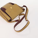 CARTIER Shoulder Bag Leather 2 Set Bordeaux Beige Auth bs34146-5