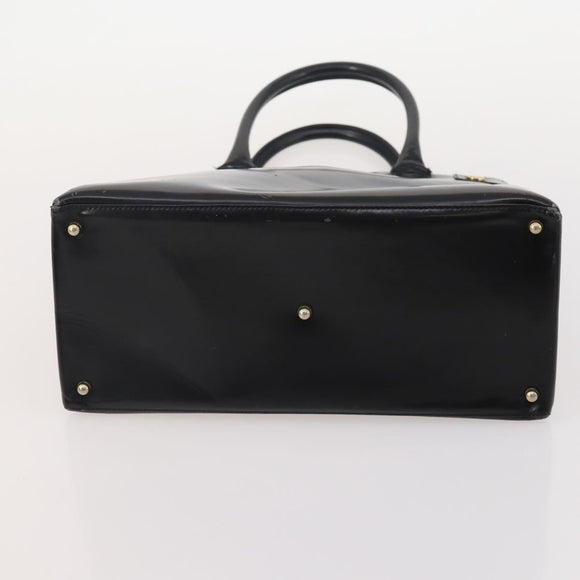 GUCCI GG Canvas Shoulder Bag Leather 3 Set Black Beige Auth bs34147