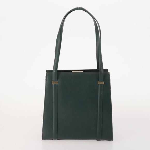 GUCCI GG Canvas Shoulder Bag Leather 3 Set Black Beige Auth bs34147