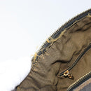 FENDI Zucca Canvas Hand Bag Black Gold Auth bs34151-16
