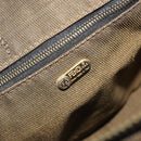 FENDI Zucca Canvas Hand Bag Black Gold Auth bs34151-17