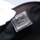 FENDI Zucca Canvas Pouch Black Brown Auth bs34152-9