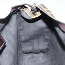 FENDI Zucca Canvas Pouch Black Brown Auth bs34152-17