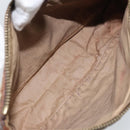 BOTTEGA VENETA INTRECCIATO Pouch Canvas Leder Braun Gold Auth bs34153-11