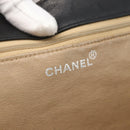 CHANEL Tote Bag Leather Black CC Auth bs34155-17