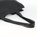 CHANEL Tote Bag Leather Black CC Auth bs34155-7