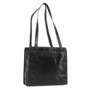 CHANEL Tote Bag Patent leather Black Gold CC Auth bs34158-1