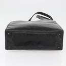 CHANEL Tote Bag Patent leather Black Gold CC Auth bs34158-11