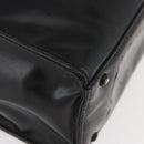CHANEL Tote Bag Patent leather Black Gold CC Auth bs34158-12