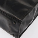 CHANEL Tote Bag Patent leather Black Gold CC Auth bs34158-15