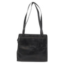 CHANEL Tote Bag Patent leather Black Gold CC Auth bs34158-3