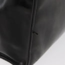 CHANEL Tote Bag Patent leather Black Gold CC Auth bs34158-5