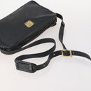 MCM Vicetos Logogram Shoulder Bag PVC Leather 2 Set Black Auth bs34160-5
