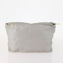 CHANEL Matelasse Wallet Caviar Skin Nylon 3 Set Black Gray Navy CC Auth bs34162-3