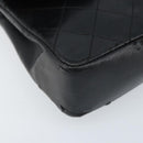 CHANEL Matelasse 25 Double Flap Chain Bag Lammleder Gold Schwarz CC Auth bs34164-15
