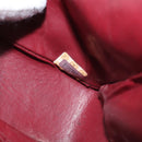 CHANEL Matelasse 25 Double Flap Chain Bag Lamb Skin Gold Black CC Auth bs34164-12