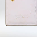 BOTTEGA VENETA INTRECCIATO Bifold Wallet Leather Purple Gold Auth bs34168-13