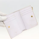 BOTTEGA VENETA INTRECCIATO Bifold Wallet Leather Purple Gold Auth bs34168-14