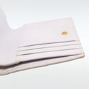 BOTTEGA VENETA INTRECCIATO Bifold Wallet Leather Purple Gold Auth bs34168-15