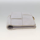 BOTTEGA VENETA INTRECCIATO Bifold Wallet Leather Purple Gold Auth bs34168-5