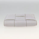 BOTTEGA VENETA INTRECCIATO Bifold Wallet Leather Purple Gold Auth bs34168-7