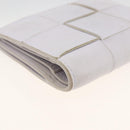 BOTTEGA VENETA INTRECCIATO Bifold Wallet Leather Purple Gold Auth bs34168-9